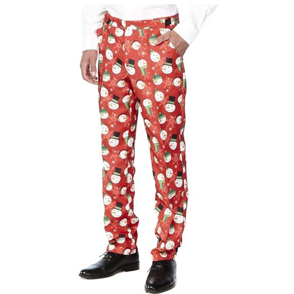 SUITMEISTER Ugly Xmas Sweater Costume Christmas Snowman Suit NWT - Picture 4 of 5